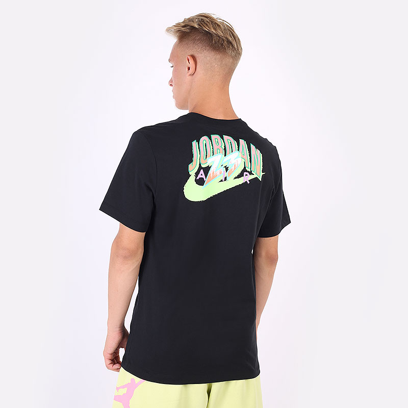 мужская черная футболка Jordan 23 Swoosh Short-Sleeve Crew CZ8378-010 - цена, описание, фото 4